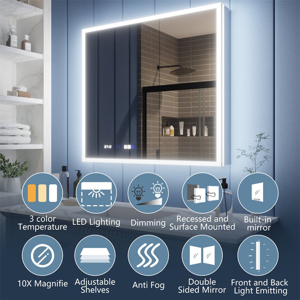 Allsumhome-Elevate Your Bathroom with the Allsumhome Illusion Series - ExBriteUSA