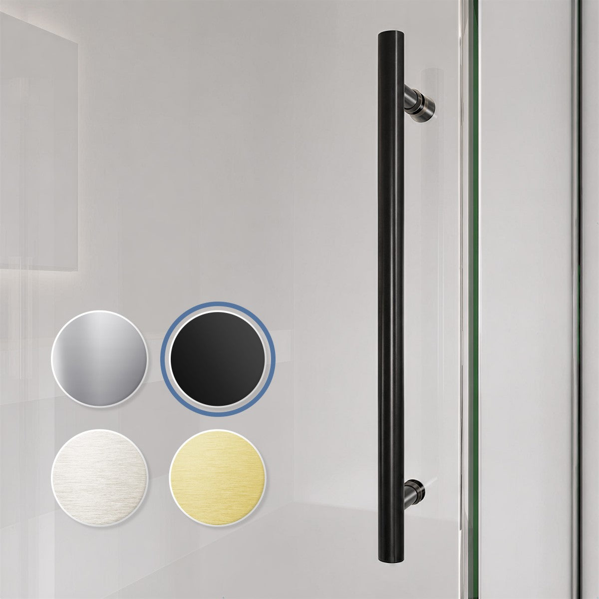 Custom Shower Door | 10mm SGCC Tempered Glass Single Active Panel Shower Enclosure