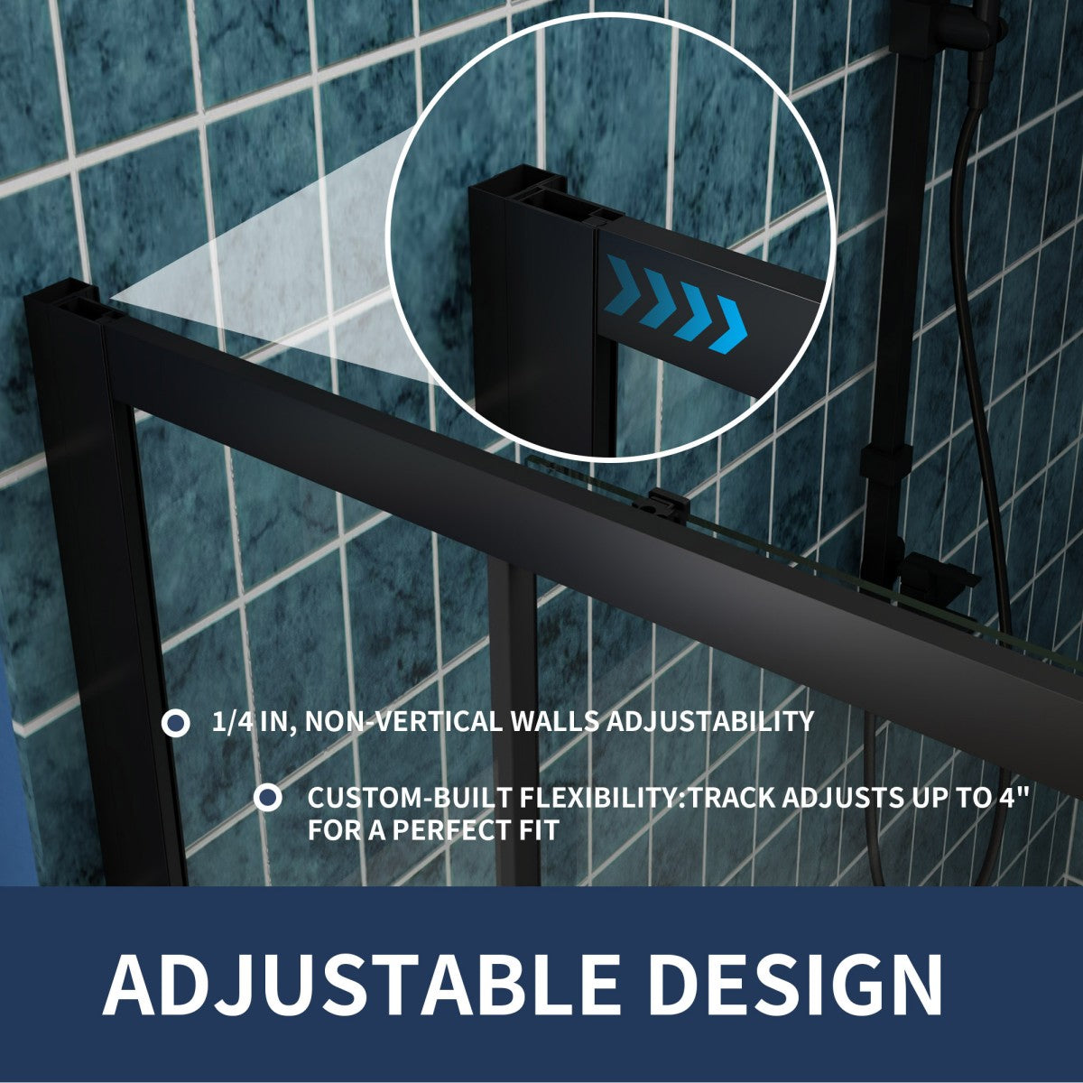 Holden 50-54"W x 70"H Easy Clean Shatter Proof Double Framed Sliding Shower Door with 1/4" (6mm) Clear SGCC Tempered Glass,Brush Nickel