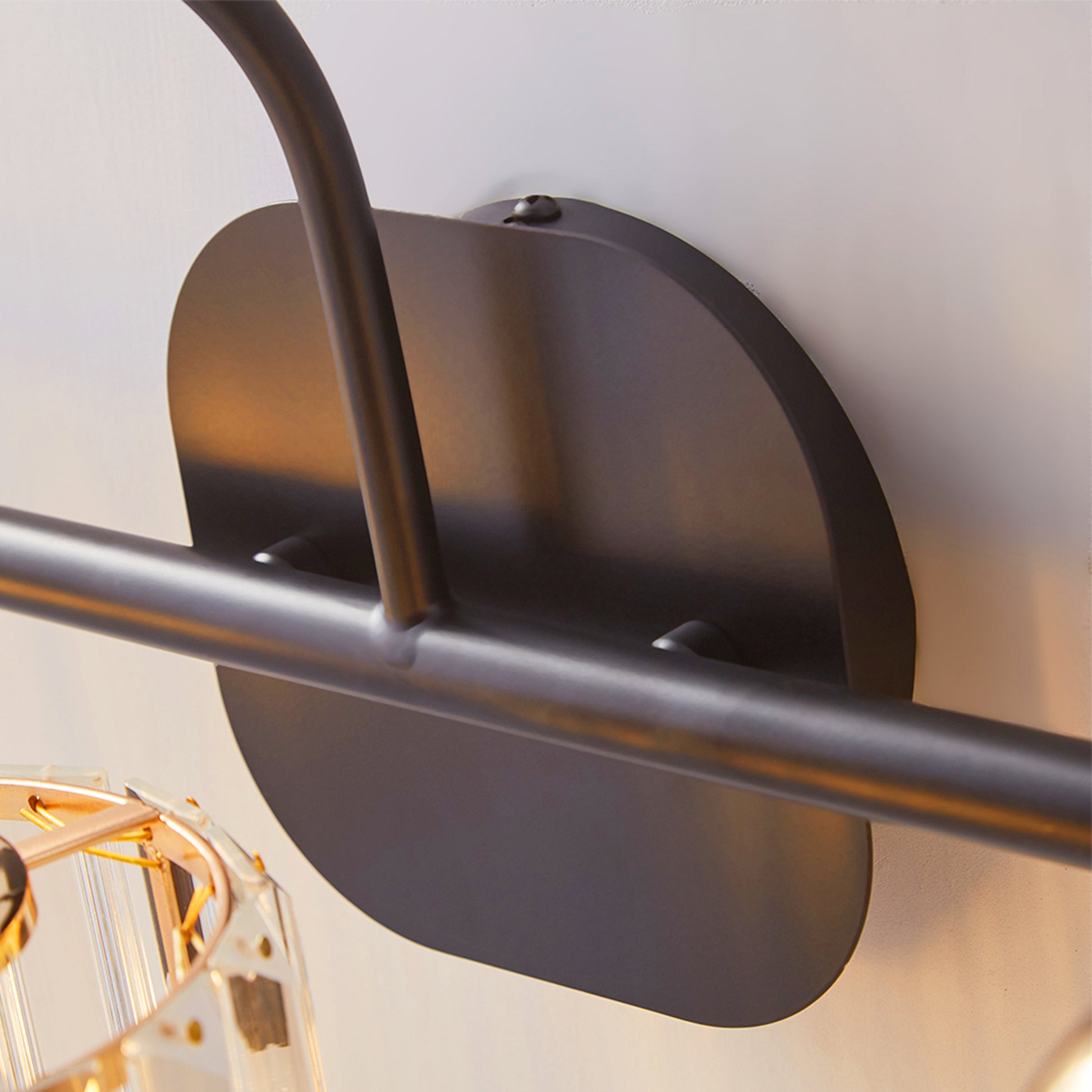 ExBrite 41" W 5 Lights Bathroom Black and Gold Vanity Lights for Bathroom Light - ExBriteUSA