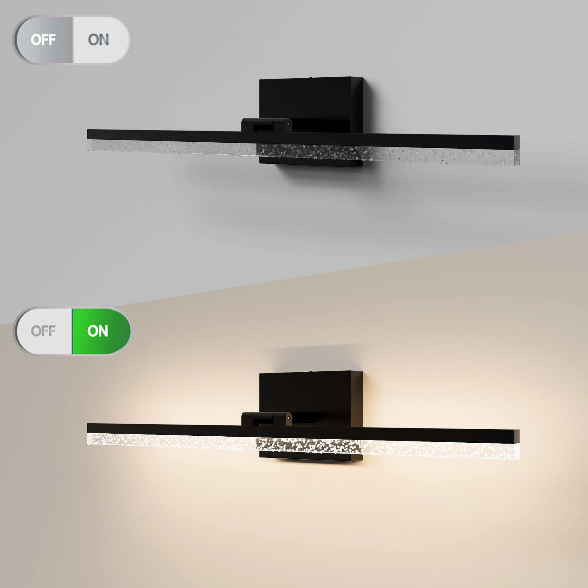 ExBrite 24" Modern LED Vanity Light - Sleek Bathroom Vanity Lighting Fixture - ExBriteUSA