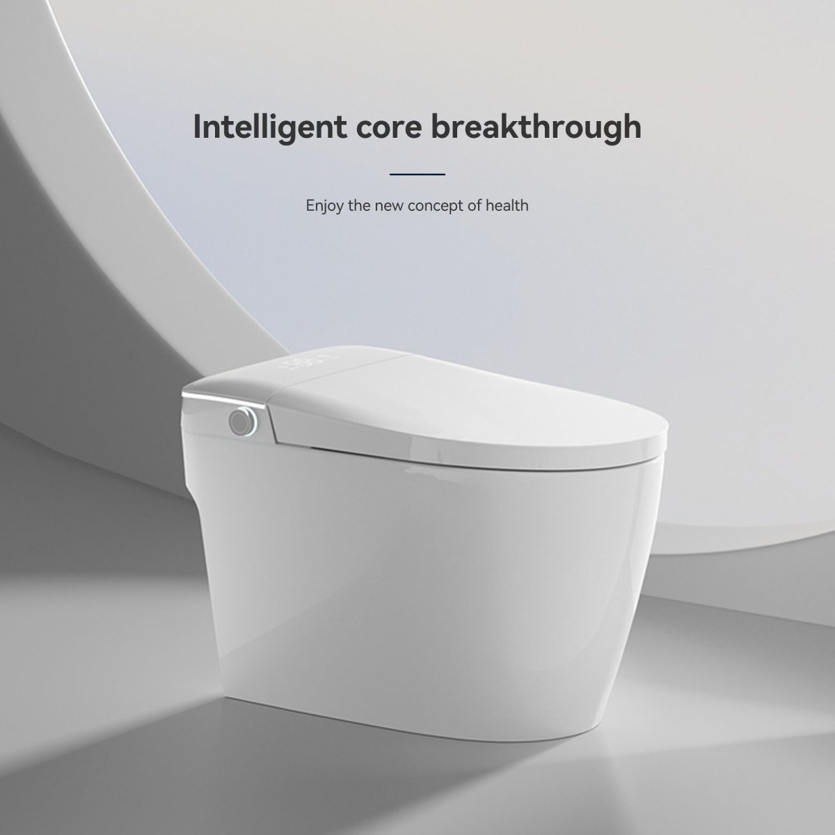 ExBrite Smart Toilets with Heated Bidet Seat.Portable toilet with bidet built.Intelligent Toilet Auto Open/Close Seat. Bidet toilet with Dryer and Warm Water