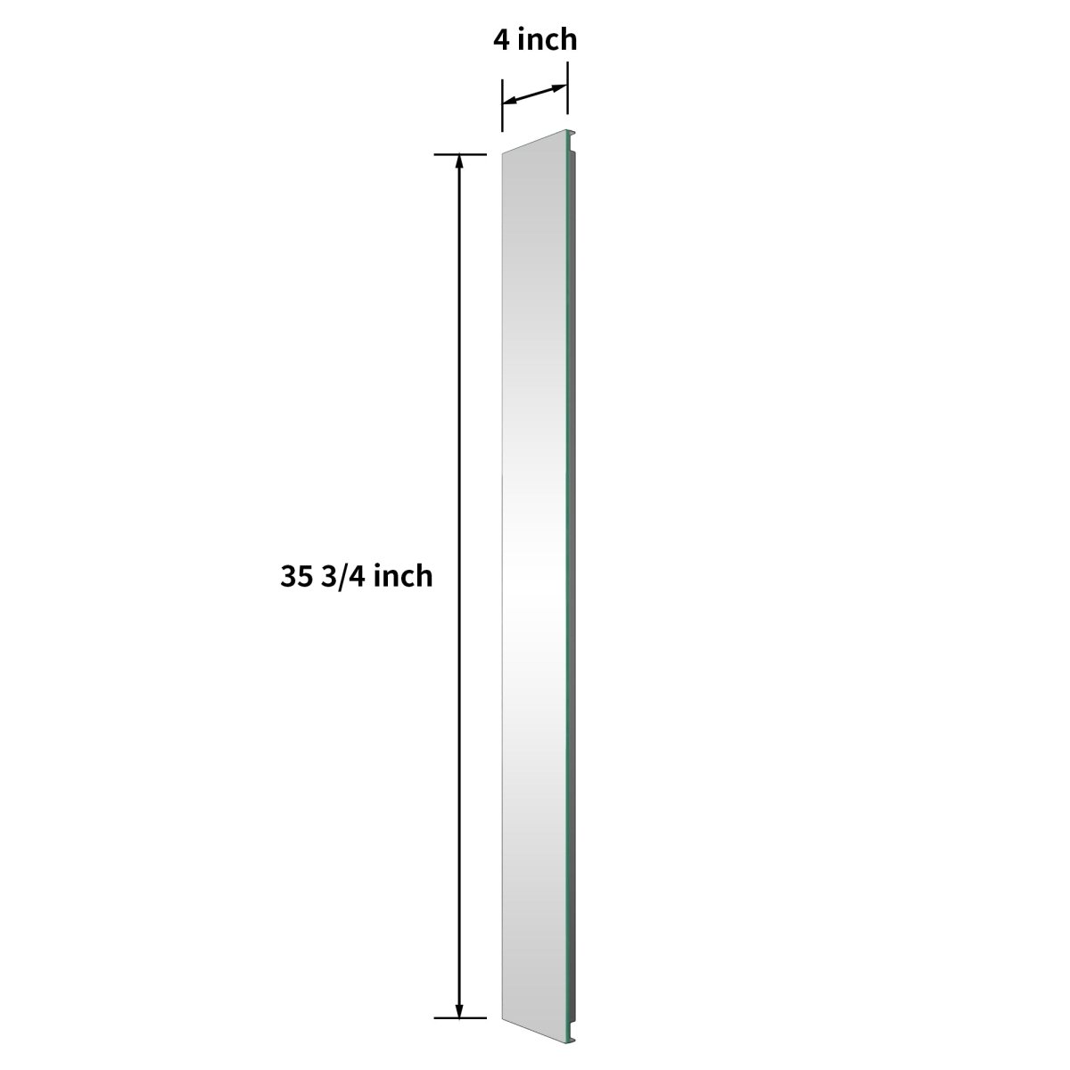 36"H Medicine Cabinet Side Mirror Compatible with Boost/Rim Series