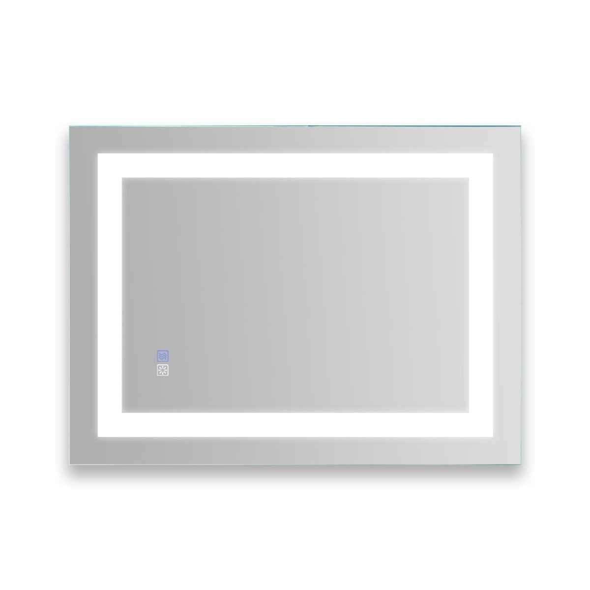 ExBrite 24" x 32" LED Lighted Bathroom Mirror Anti Fog