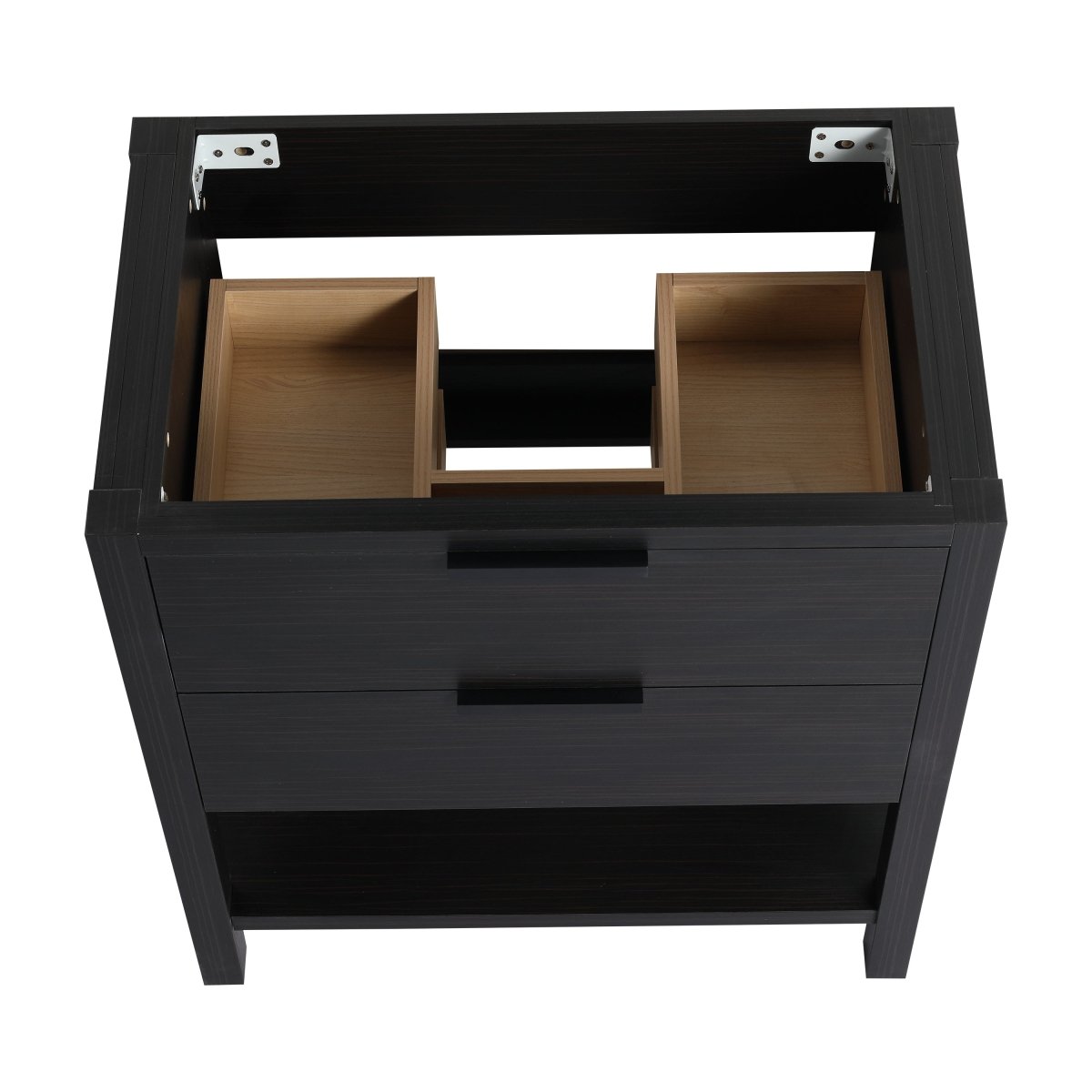 Exbrite 30 inch Bathroom Vanity With Sink and 2 Soft Close Drawers-BVB01030BCT-BL9075B