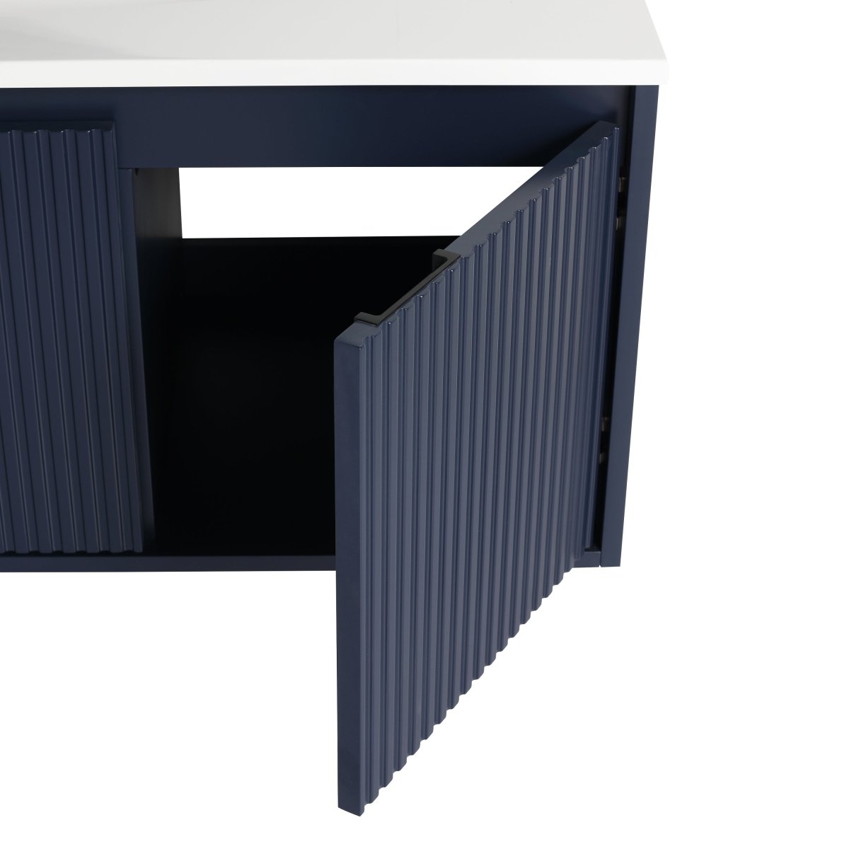 ExBrite 48" Floating Bathroom Vanity with Drop-Shaped Resin Sink
