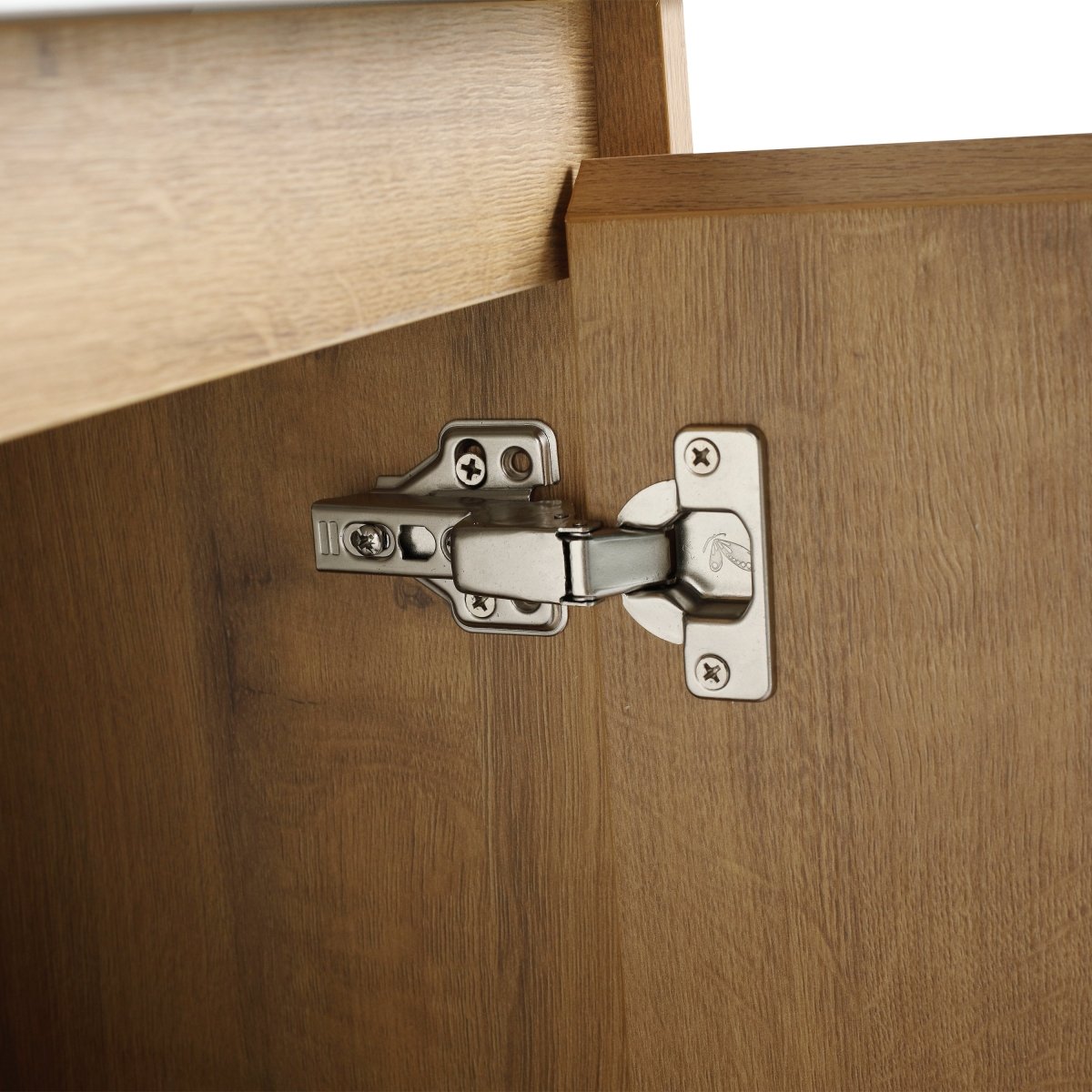 ExBrite 48" Freestanding Bathroom Vanity With Double Sink, Soft Closing Door Hinge