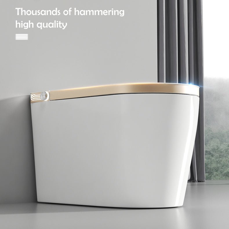ExBrite Smart Toilet with Remote Control Auto Flush Warm Water and Heated Seat Modern Tankless Toilet