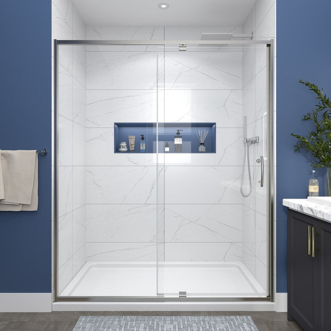 Flexi Series Flexible Showers Doors: Adjustable Pivot Design for Versatile Bathrooms