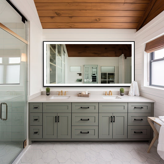 Lighted Bathroom Mirrors Sizing Guide: Find the Ideal Fit for Your Space
