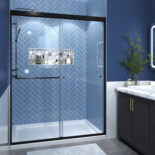Allsumhome-Upgrade Your Bathroom with Glide Series Glass Shower Doors - ExBriteUSA