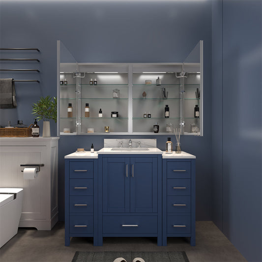 What Size Medicine Cabinet Fits a 48-Inch Vanity?