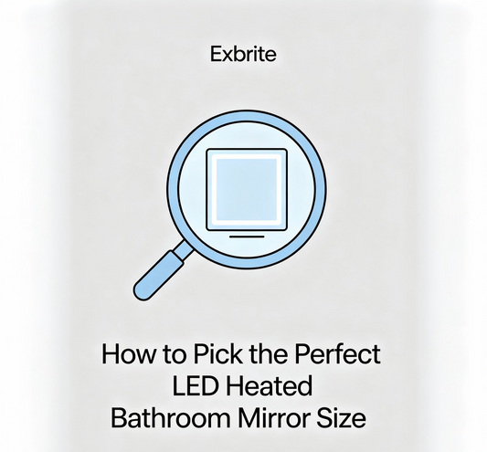 How to Pick the Perfect LED Heated Bathroom Mirror Size (From Helping 10,000+ Customers)