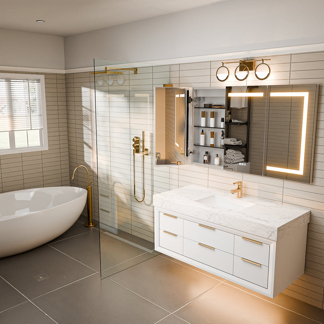How to Choose the Right Size for Your Medicine Cabinet with Mirror and Lights