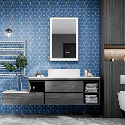 Verloar 22" W x 34" H Lighted Bathroom  Mirror,Dimmable,Anti Fog,Front-Lit Illumination