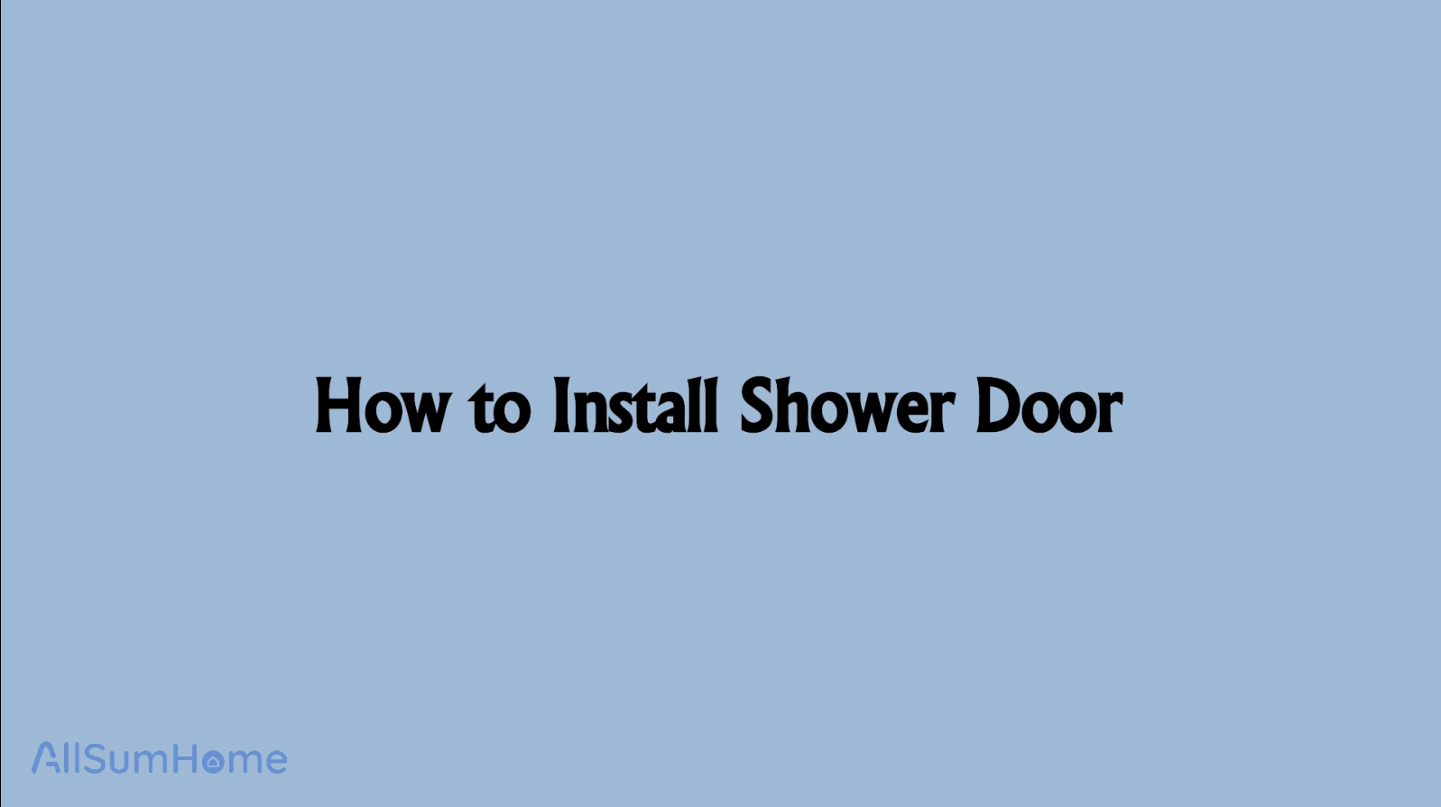 Load video: Glide Semi-Frameless Shower Door 56-60 in. W x 72 in. H Bypass Sliding Shower Enclosure,Matte Black,Double Sliding Glass Bathroom Doors