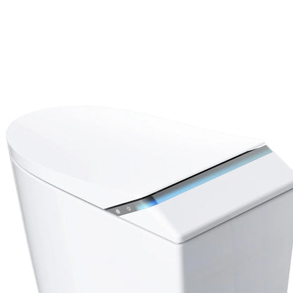 ExBrite Smart Pro ADA Height Smart Bidet Toilet with Auto Open & Close, Foam Shield, UV Sterilization, Heated Seat and Built-In Pump