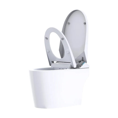ExBrite Smart Pro ADA Height Smart Bidet Toilet with Auto Open & Close, Foam Shield, UV Sterilization, Heated Seat and Built-In Pump