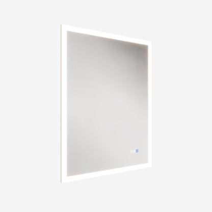 Solen 28" x 36"Frameless Rectangular Lighted Vanity Mirror with Anti-Fog and Bright LED Lighting Bathroom mirror