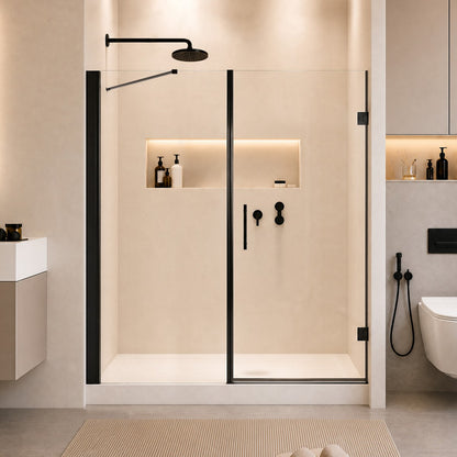Custom Made Shower Doors | Hinged 10mm SGCC Tempered Glass Enclosure with Customizable Hardware