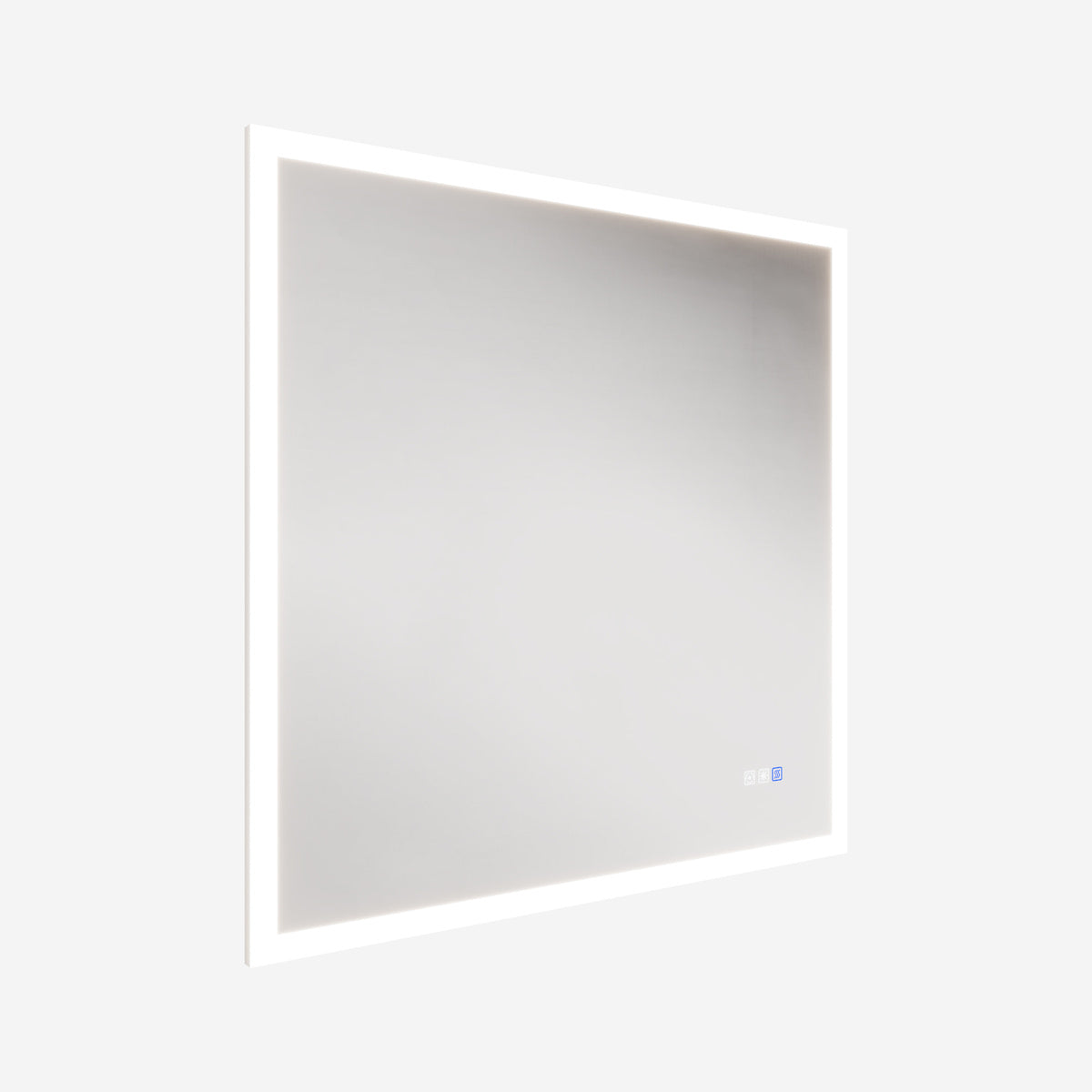 Solen 36" x 36" Frameless Rectangular Lighted Vanity Mirror with Anti-Fog and Bright LED Lighting Bathroom mirror