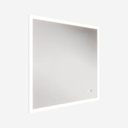 Solen 36" x 36" Frameless Rectangular Lighted Vanity Mirror with Anti-Fog and Bright LED Lighting Bathroom mirror