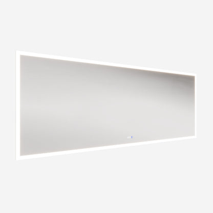 Solen 96" x 36" Frameless Rectangular Lighted Vanity Mirror with Anti-Fog and Bright LED Lighting Bathroom mirror