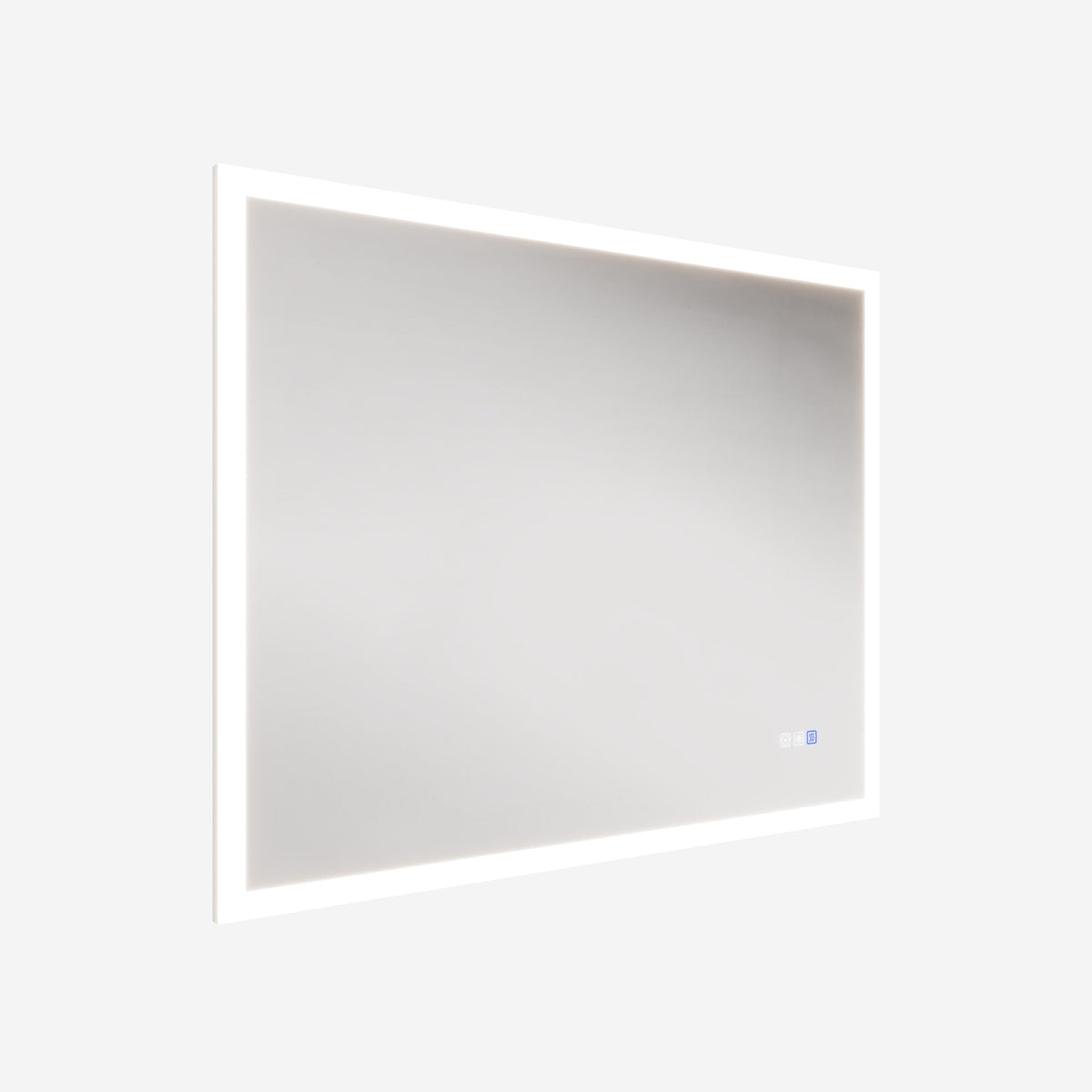 Solen 40" x 32" Frameless Rectangular Lighted Vanity Mirror with Anti-Fog and Bright LED Lighting Bathroom mirror