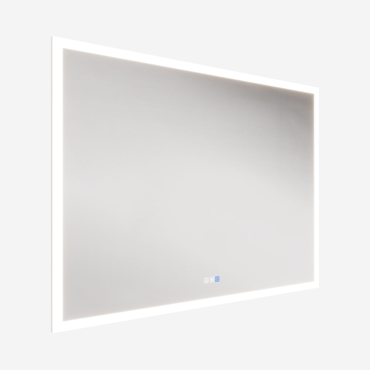 Solen 48" x 36" Frameless Rectangular Lighted Vanity Mirror with Anti-Fog and Bright LED Lighting Bathroom mirror