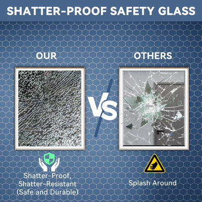 Verloar 30" W x 36" H Framed Lighted Bathroom  Mirror,Dimmable,Anti Fog,Front-Lit Illumination,Brushed Nickel