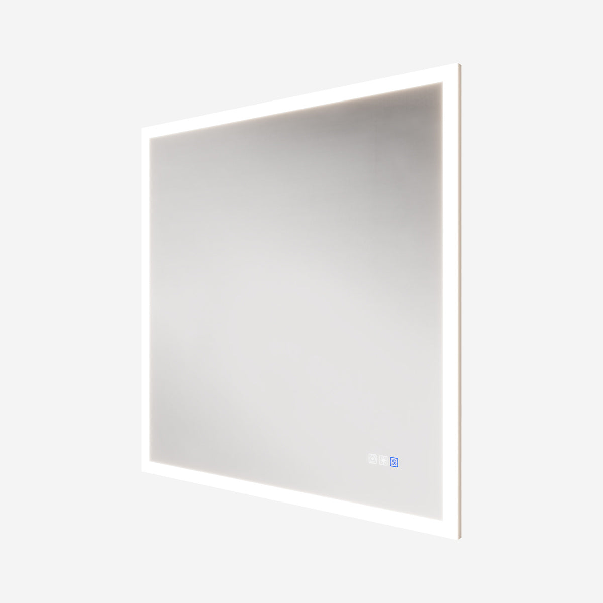 Solen 36" x 36" Frameless Rectangular Lighted Vanity Mirror with Anti-Fog and Bright LED Lighting Bathroom mirror