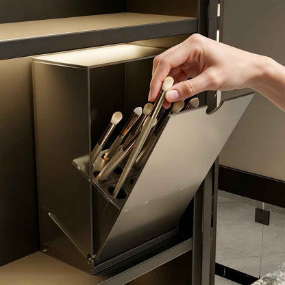 Lipstick Organizer Modern Acrylic Cabinet Organizer – Elegant Storage for Makeup & Skincare Essentials
