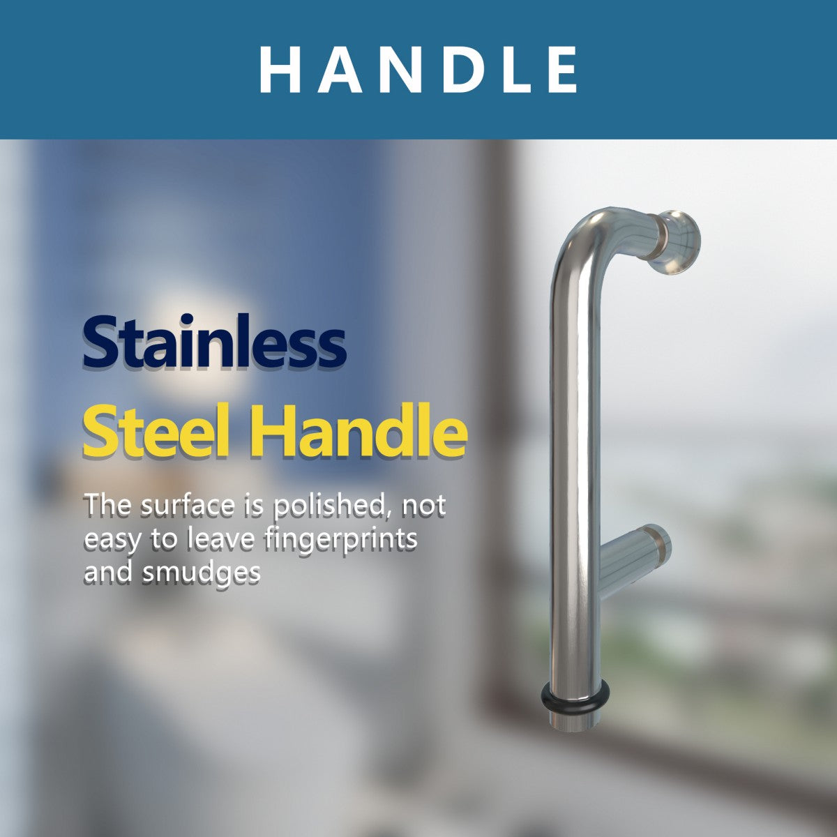 Exbrite Adapt Bifold Shower Door 36-38 in.W x 72 in.H Pivot Swing Shower Doors,Brushed Nickel,Clear Tempered Glass