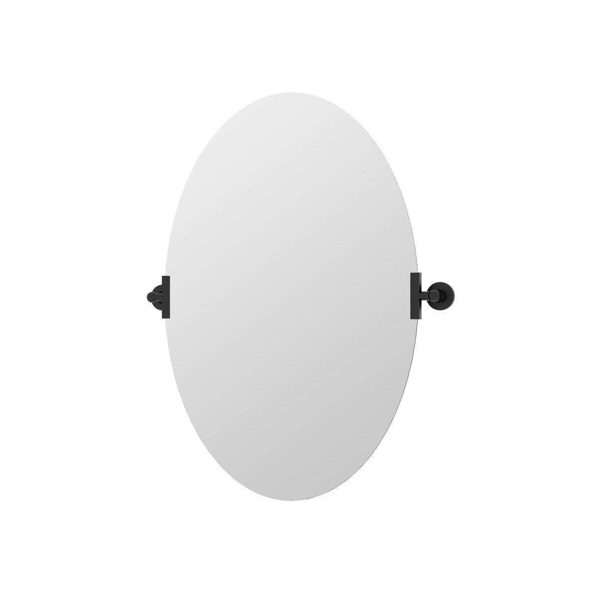 24"x 36" Navi-pro Frameless Oval 3-Color Backlit Pivoting LED Bathroom Mirror