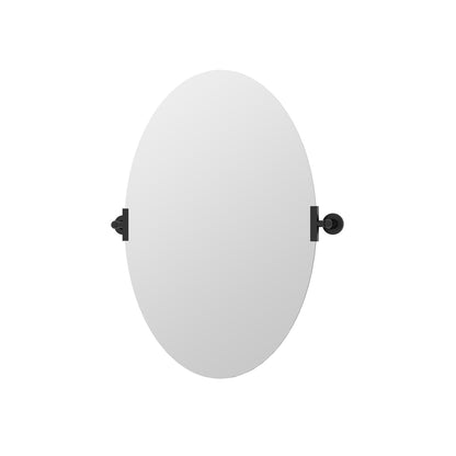 24"x 36" Navi-pro Frameless Oval 3-Color Backlit Pivoting LED Bathroom Mirror