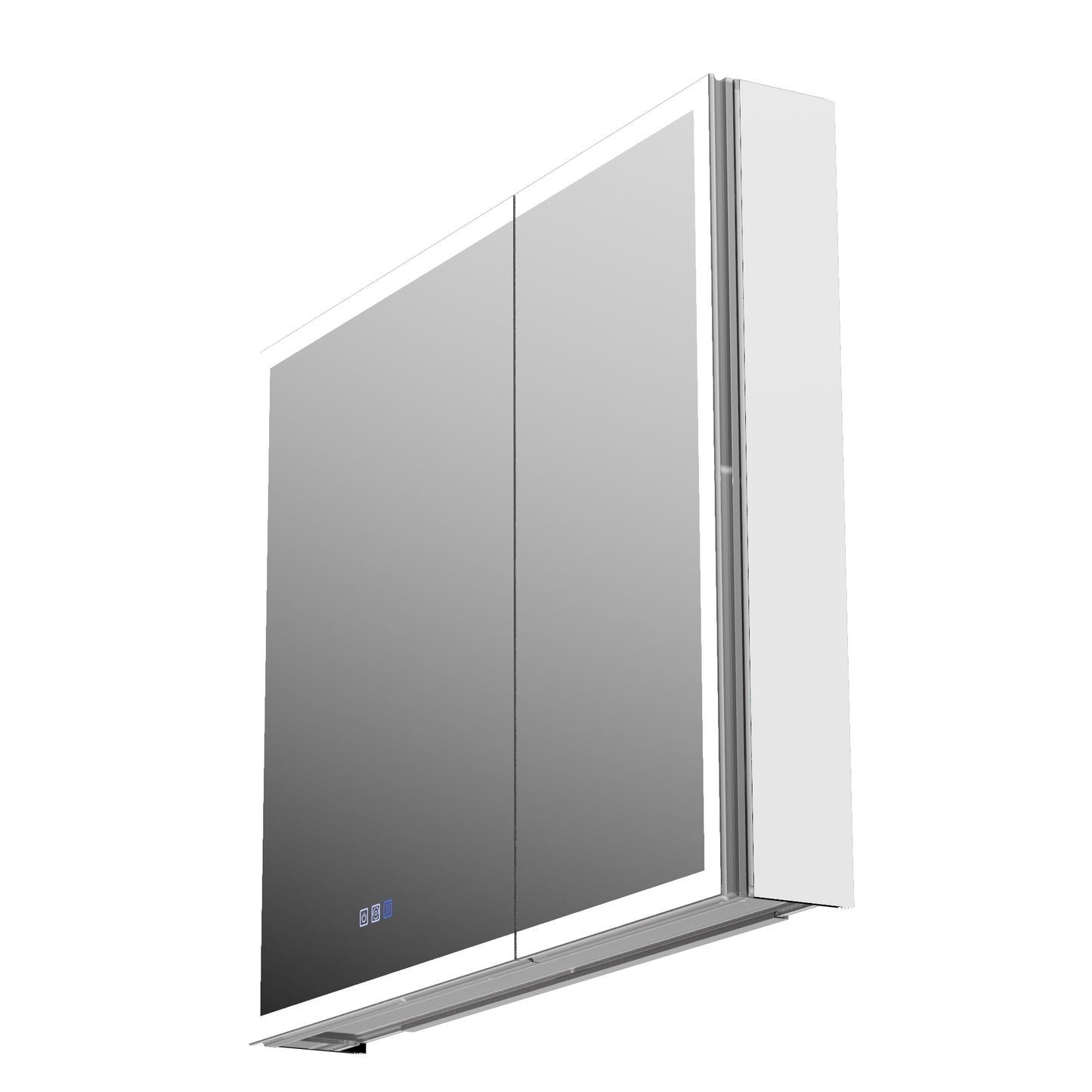 ExBrite 36"W x 30"H LED Medicine Cabinet with Anti-Fog, Stepless Color Temperature and Dimming, Adjustable Shelves, Aluminum Frame, Recessed or Surface Mount - ExBriteUSA