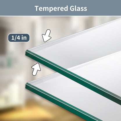 Prism Neo-Angle Frameless Shower Door 38 in. W x 72 in. H Corner Shower Enclosure with 6mm Clear Glass,Pivot Shower Doors,Brushed Nickel