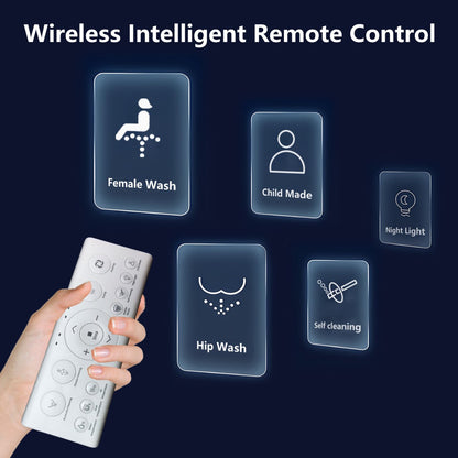 EP Exbrite Unique Smart Toilet with Bidet Built In, Intelligent One Piece Toilet For Modern Bathroom, Auto Open/Close Seat, Foot Sensor, LED Display,Night Light, Warm Water & Dryer,Grey