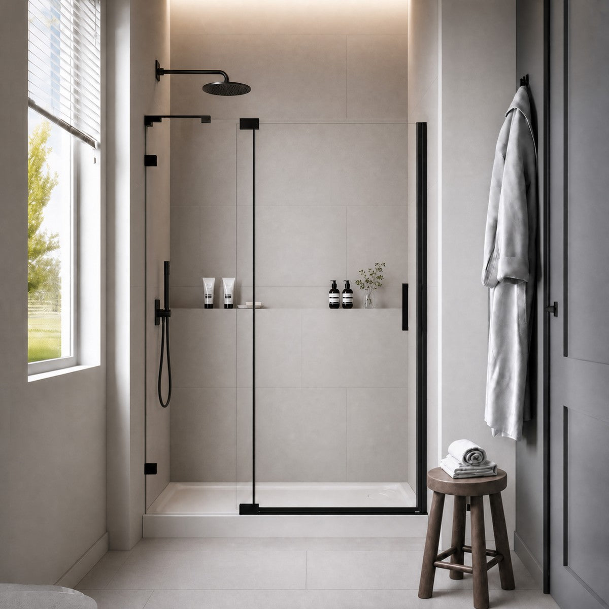Custom Glass Shower Doors | 10mm SGCC Tempered Glass, easy clean