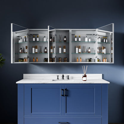 Boost-M1 52" W x 26" H Combination Medicine Cabinet with Mirror led Lighted Medicine Cabinet