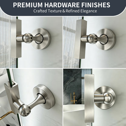 24"x 36" Navi-pro  Frameless Rectangular 3-Color Backlit Pivoting LED Bathroom Mirror
