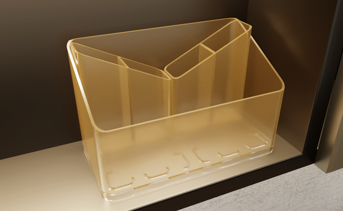Lipstick Organizer Modern Acrylic Cabinet Organizer – Elegant Storage for Makeup & Skincare Essentials