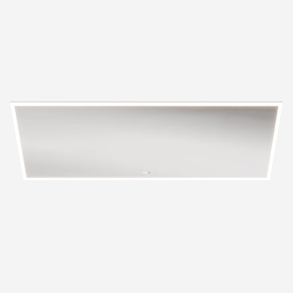 Solen 96" x 36" Frameless Rectangular Lighted Vanity Mirror with Anti-Fog and Bright LED Lighting Bathroom mirror