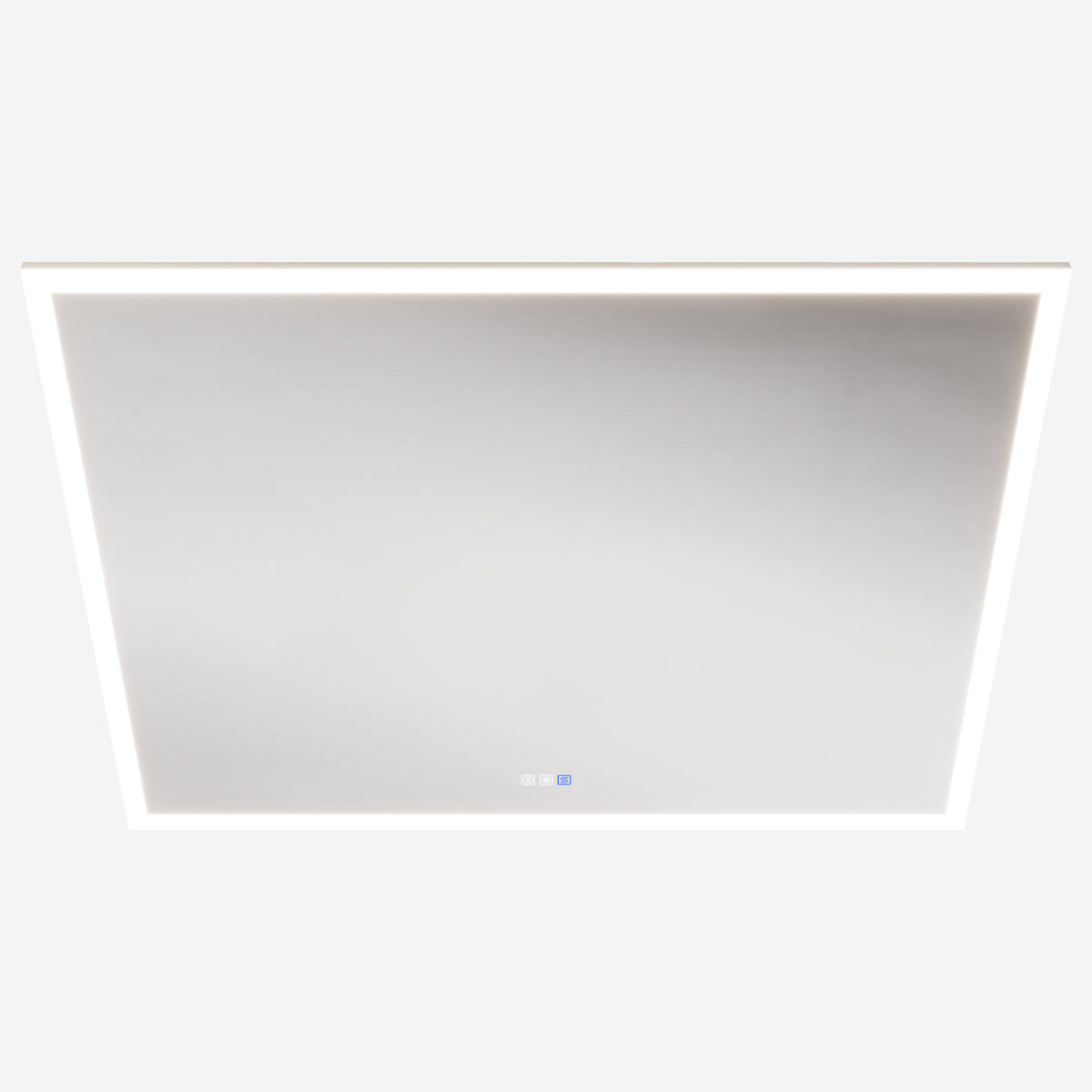 Solen 48" x 36" Frameless Rectangular Lighted Vanity Mirror with Anti-Fog and Bright LED Lighting Bathroom mirror
