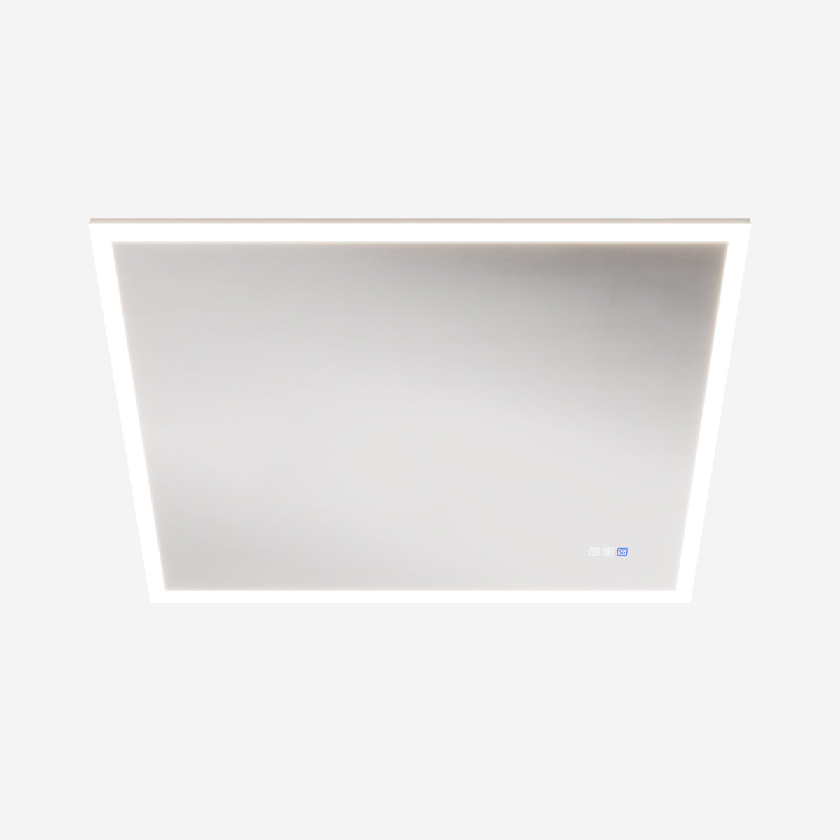 Solen 40" x 32" Frameless Rectangular Lighted Vanity Mirror with Anti-Fog and Bright LED Lighting Bathroom mirror