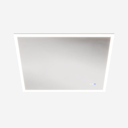 Solen 40" x 32" Frameless Rectangular Lighted Vanity Mirror with Anti-Fog and Bright LED Lighting Bathroom mirror