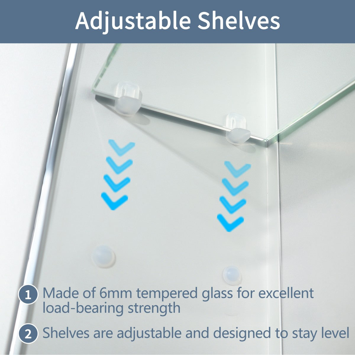 Boost-M1 52" W x 26" H Combination Medicine Cabinet with Mirror led Lighted Medicine Cabinet