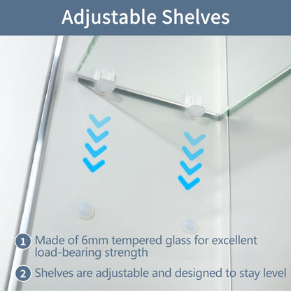 Boost-M1 52" W x 26" H Combination Medicine Cabinet with Mirror led Lighted Medicine Cabinet