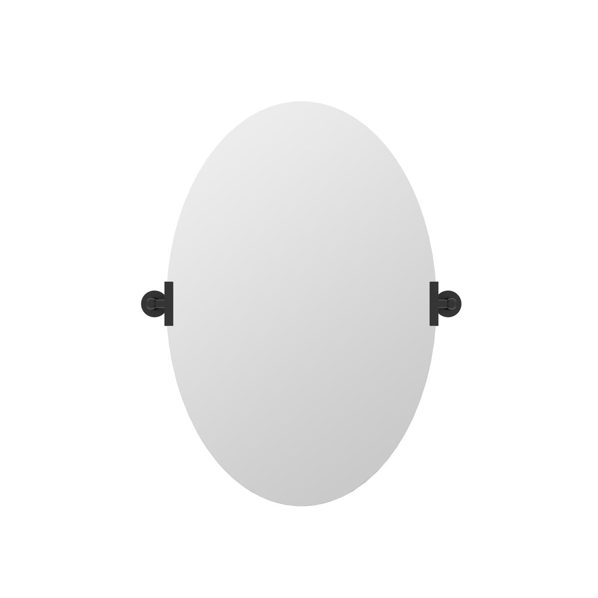 24"x 36" Navi-pro Frameless Oval 3-Color Backlit Pivoting LED Bathroom Mirror