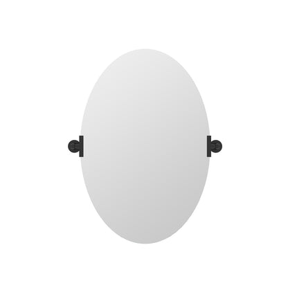 24"x 36" Navi-pro Frameless Oval 3-Color Backlit Pivoting LED Bathroom Mirror
